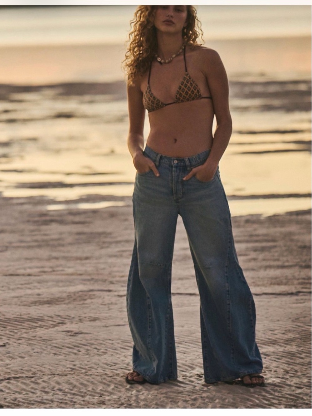 NWT We The Free Eden Slouchy wide leg jeans
